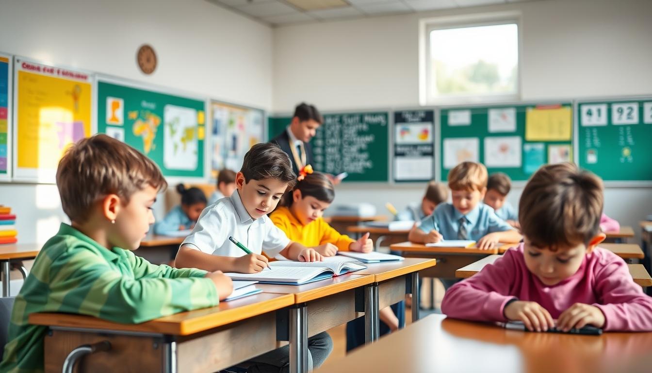 Student developing practical and academic skills