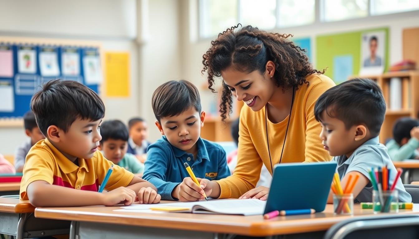 Structured study materials and learning resources on a desk